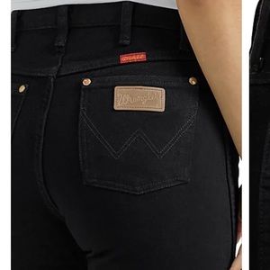 Wrangler 3x34 cowboy cut slim fit jeans - black